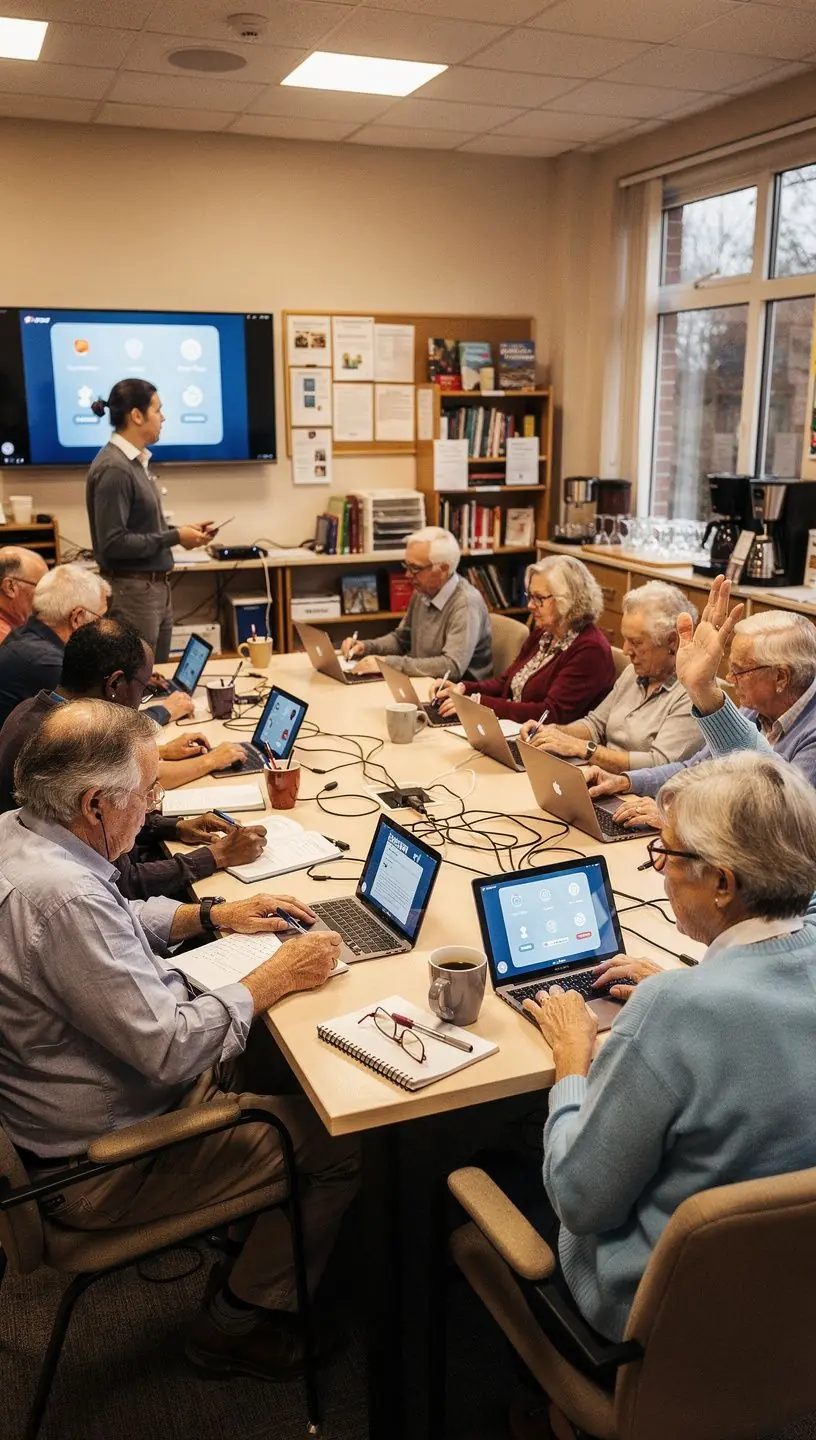 Measuring progress in active aging adaptation programs