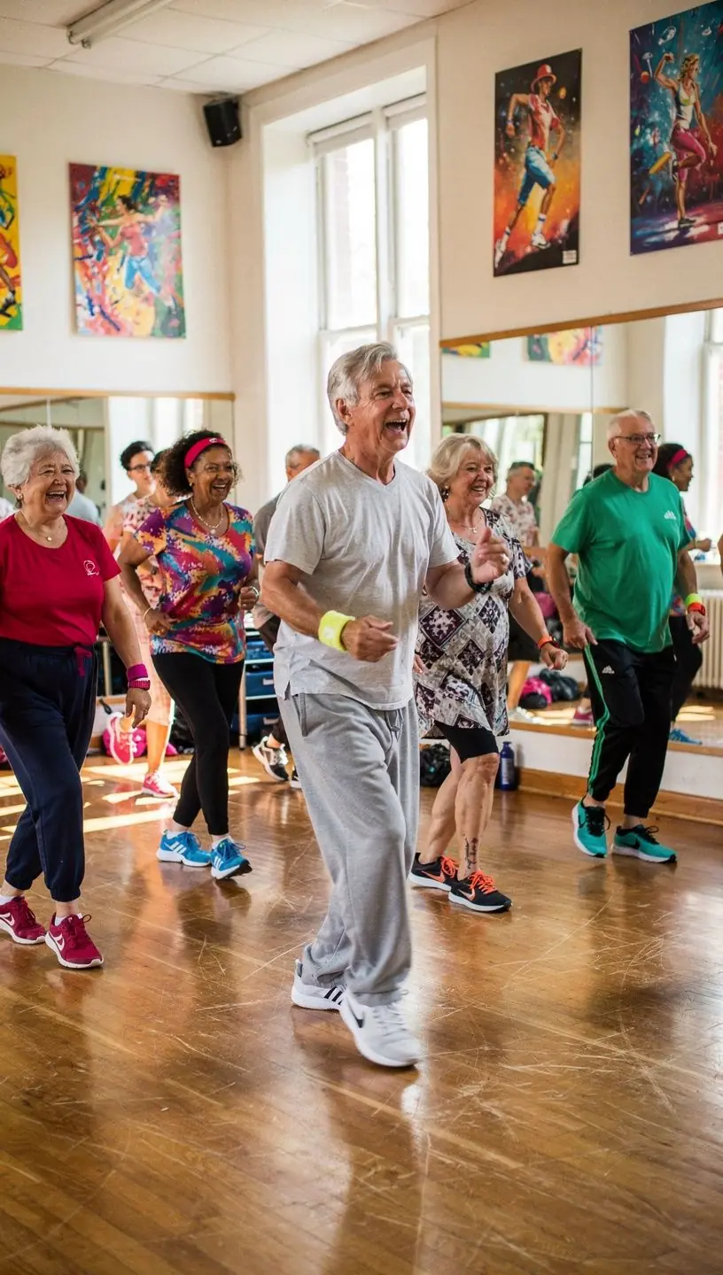 Motivational social dance activities for active aging.